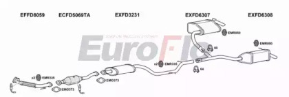 Система выпуска ОГ EuroFlo FDSMA25 6001